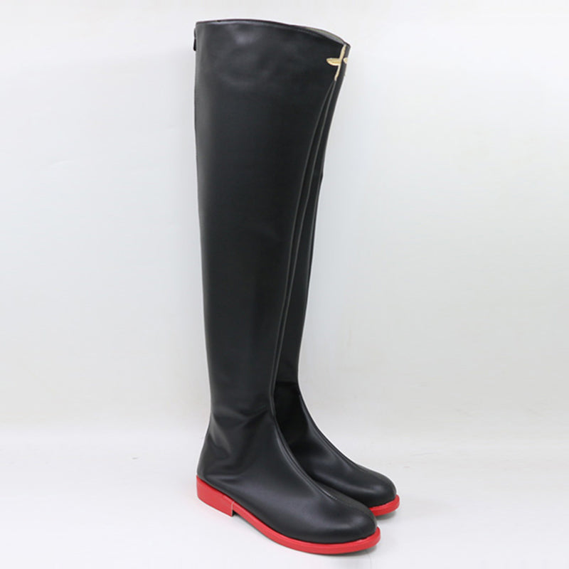 Virtual YouTuber Ookami Mio Fifth Costume Shoes Cosplay Boots