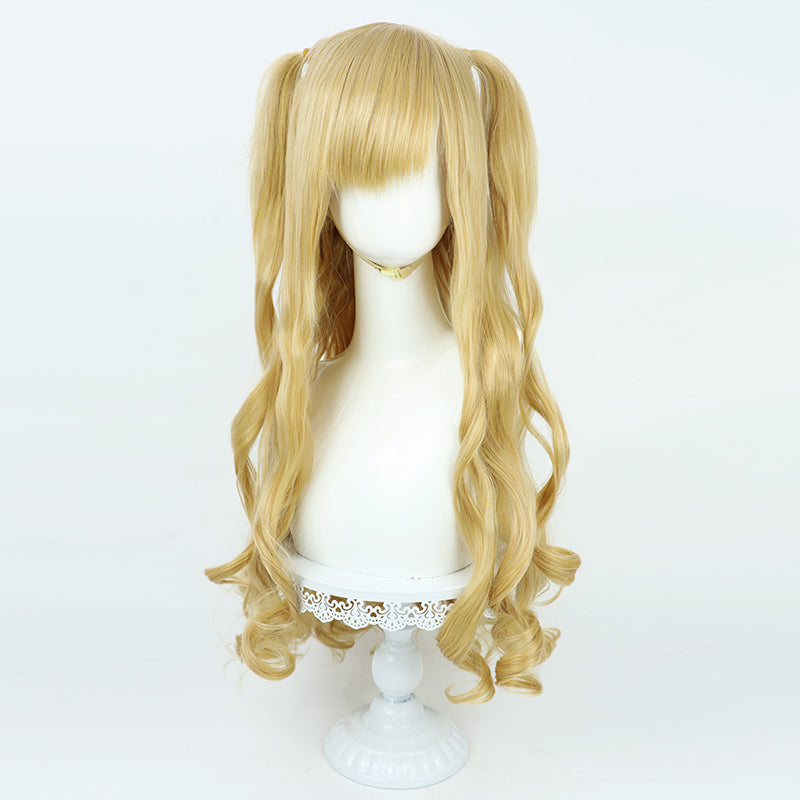 Virtual YouTuber Sister Claire Golden Cosplay Wig