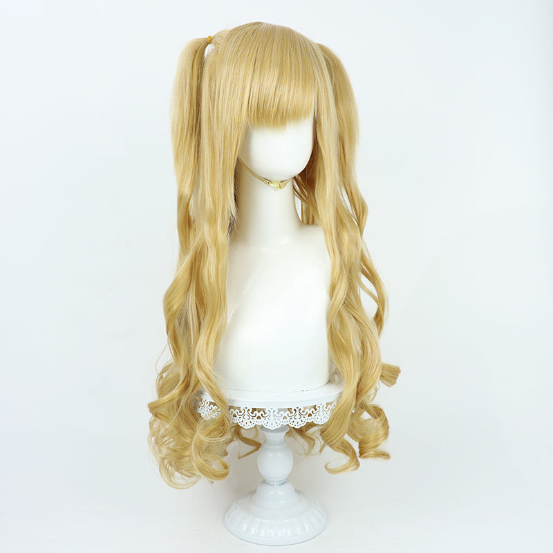 Virtual YouTuber Sister Claire Golden Cosplay Wig