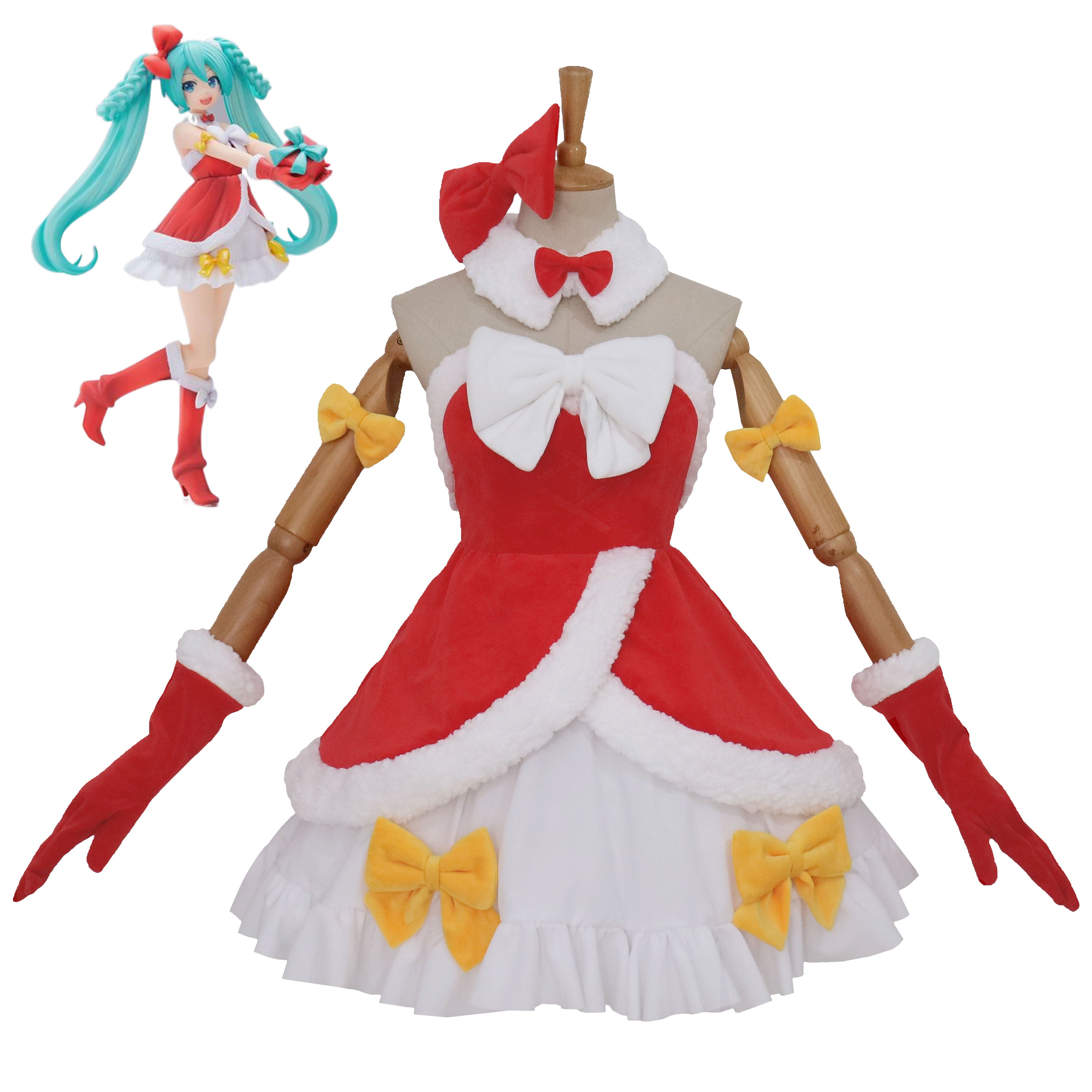 Vocaloid 2022 Christmas Miku Hatsune Miku Cosplay Costume