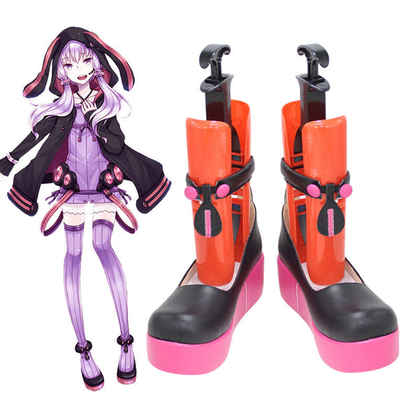 Vocaloid 3 Yuzuki Yukari Shoes Cosplay Shoes