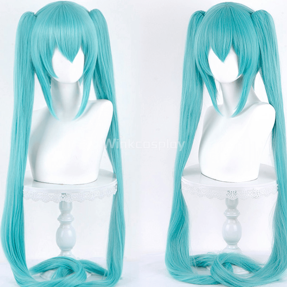 Vocaloid Hatsune Miku Blue Cosplay Wig