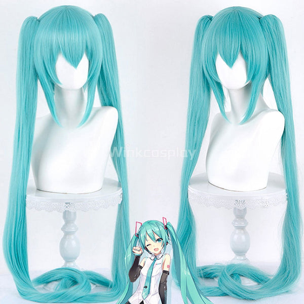 Vocaloid Hatsune Miku Blue Cosplay Wig