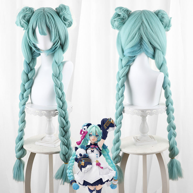 Vocaloid Hatsune Miku Luminasta Modern China Ver. Panda Cosplay Wig