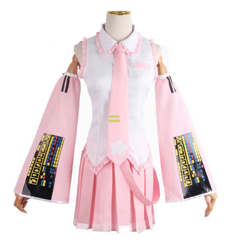 Vocaloid Hatsune Miku Sakura Miku Cosplay Costume