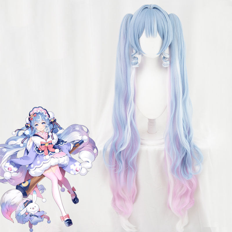 Vocaloid Hatsune Miku Snow Miku 2023 Cosplay Wig