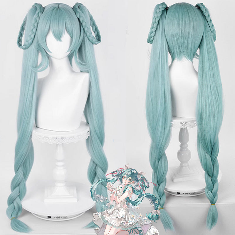 Vocaloid Hatsune Miku x Start Flowers Collab Fairy Cosplay Wig