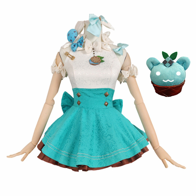 Vocaloid Sweets Series Hatsune Miku Chocolate Mint Ver Cosplay Costume