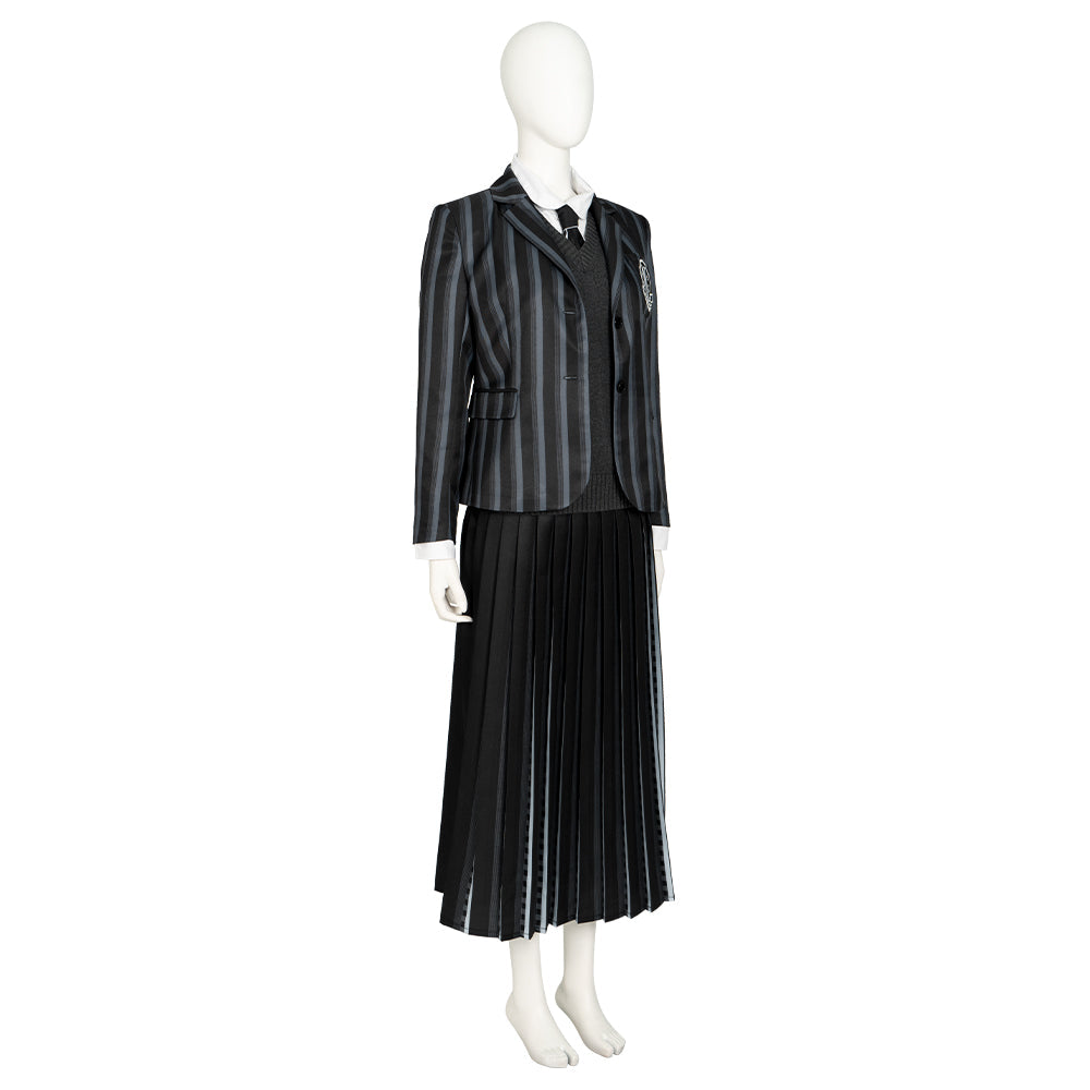 Wednesday 2022 Addams Family Wednesday Uniforms Cosplay Costume