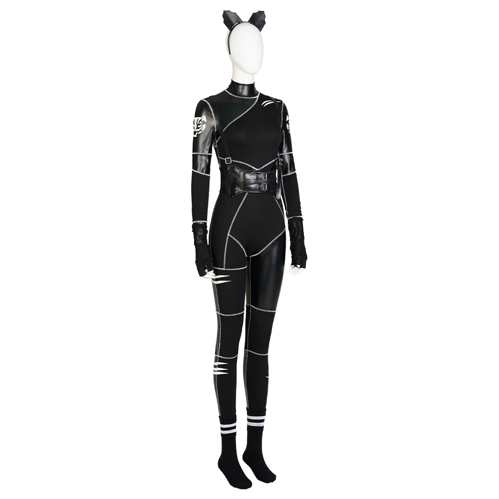 Wednesday 2022 Netflix Addams Family Wednesday Addams Cat Cosplay Costume