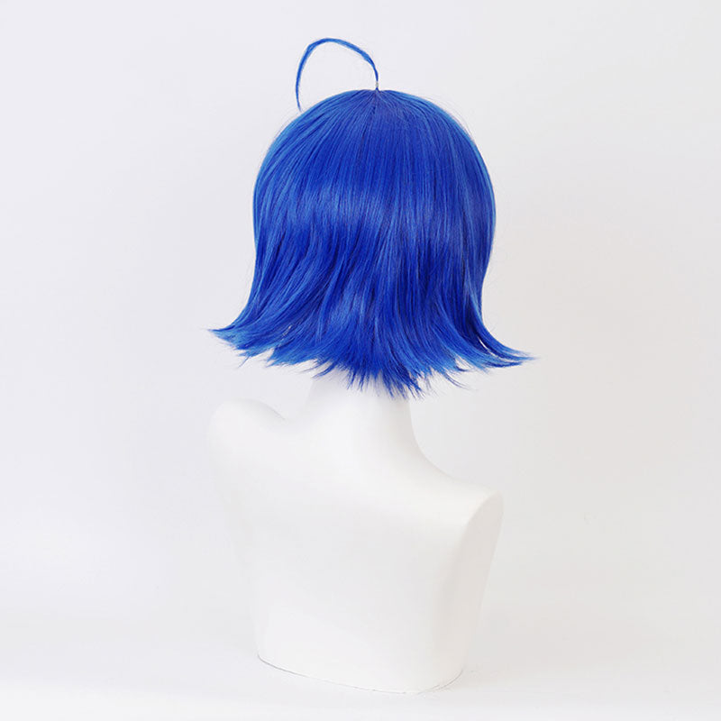 Welcome to Demon School! Iruma-kun Mairimashita! Iruma-kun Iruma Suzuki Blue Cosplay Wig