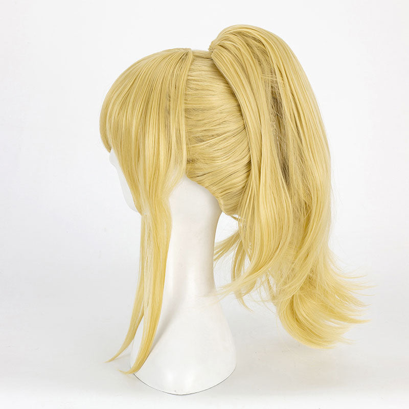 Your Lie in April Shigatsu wa Kimi no Uso Kaori Miyazono Golden Cosplay Wig