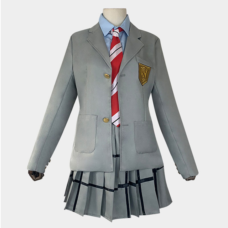 Your Lie in April Shigatsu wa Kimi no Uso Kaori Miyazono Cosplay Costume